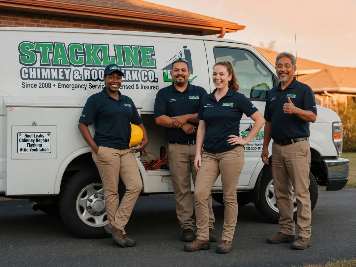 Chimney flashing repair company in Oketo, KS